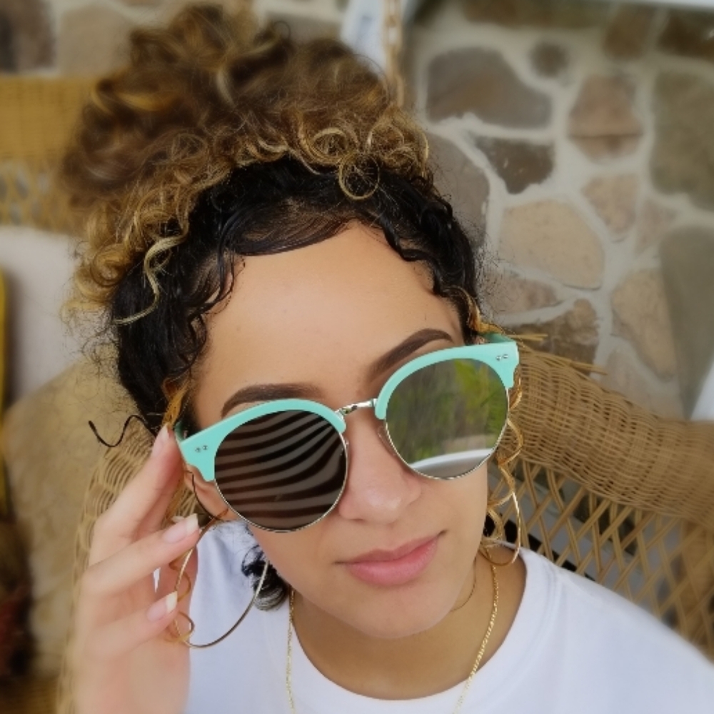 Sunglasses green reverse